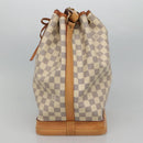 LOUIS VUITTON Damier Azur Noe Shoulder Bag N42222 LV Auth 113547-4