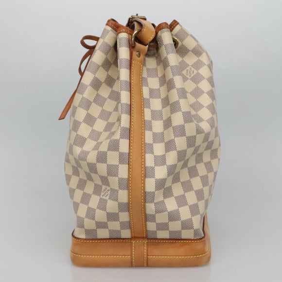 LOUIS VUITTON Damier Azur Noe Shoulder Bag N42222 LV Auth 113547