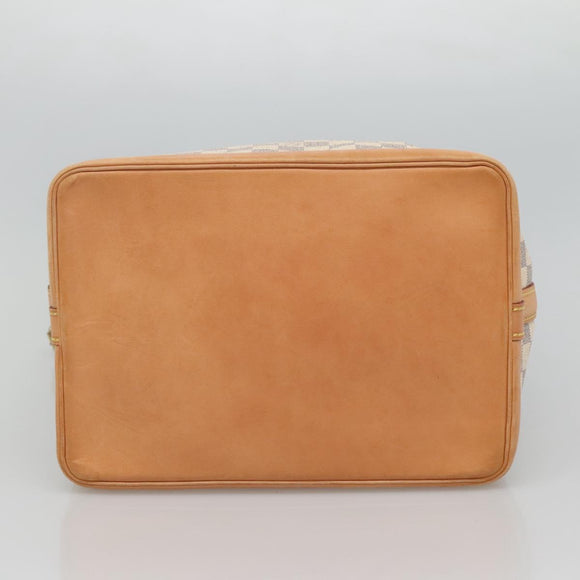 LOUIS VUITTON Damier Azur Noe Shoulder Bag N42222 LV Auth 113547