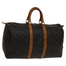 LOUIS VUITTON Monogram Keepall 45 Boston Bag M41428 LV Auth 113555-1