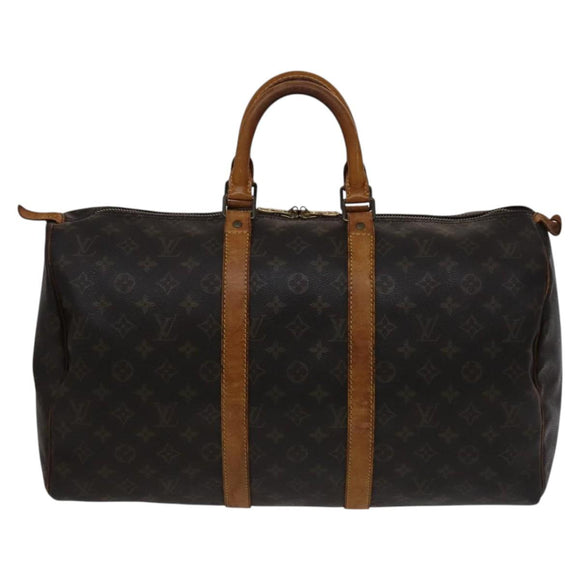 LOUIS VUITTON Monogram Keepall 45 Boston Bag M41428 LV Auth 113555
