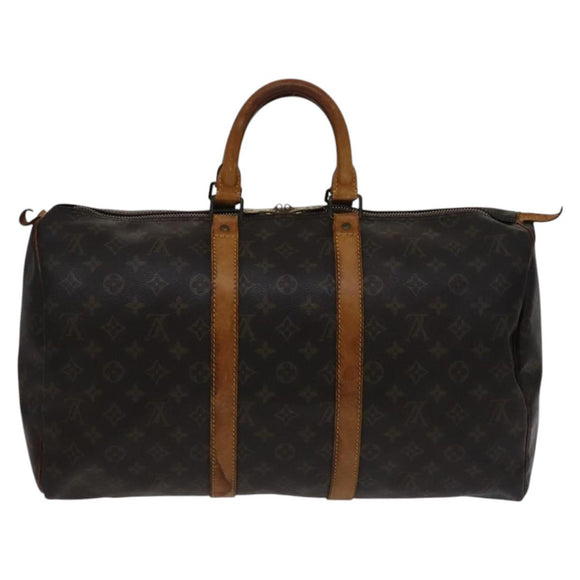 LOUIS VUITTON Monogram Keepall 45 Boston Bag M41428 LV Auth 113555
