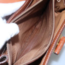 CELINE Macadam Canvas Hand Bag PVC Leather 2way Brown Auth 113560-11