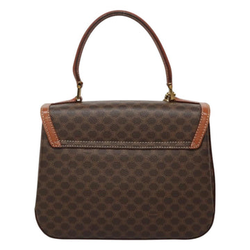 CELINE Macadam Canvas Hand Bag PVC Leather 2way Brown Auth 113560 - 0