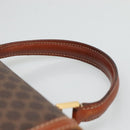 CELINE Macadam Canvas Hand Bag PVC Leather 2way Brown Auth 113560-14