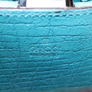 GUCCI GG Supreme Pouch PVC Leather Beige 125848 Auth 113564-15