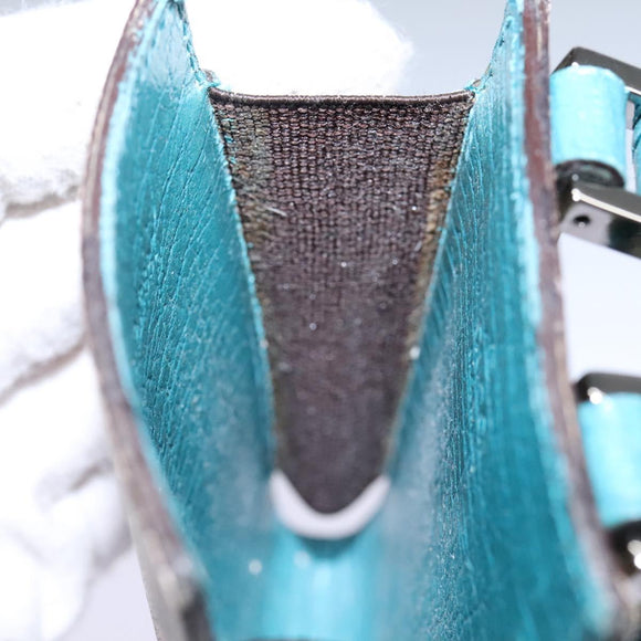 GUCCI GG Supreme Pouch PVC Leather Beige 125848 Auth 113564