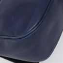 CELINE Shoulder Bag Leather Blue Auth 113569-13