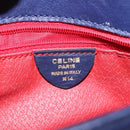 CELINE Shoulder Bag Leather Blue Auth 113569-17
