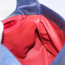 CELINE Shoulder Bag Leather Blue Auth 113569-19