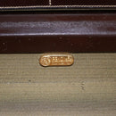 FENDI Attache case Zucca Canvas Trunk Black Brown Auth 113581-19