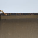 FENDI Attache case Zucca Canvas Trunk Black Brown Auth 113581-20