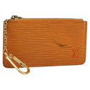 LOUIS VUITTON Epi Pochette Cles Coin Purse Orange Mandarin M6380H LV Auth 113585-1