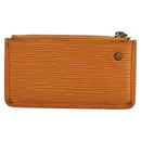 LOUIS VUITTON Epi Pochette Cles Coin Purse Orange Mandarin M6380H LV Auth 113585-2