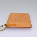LOUIS VUITTON Epi Pochette Cles Coin Purse Orange Mandarin M6380H LV Auth 113585-3