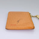 LOUIS VUITTON Epi Pochette Cles Coin Purse Orange Mandarin M6380H LV Auth 113585-4