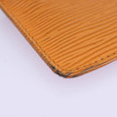 LOUIS VUITTON Epi Pochette Cles Coin Purse Orange Mandarin M6380H LV Auth 113585-7