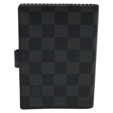 LOUIS VUITTON Damier Graphite Agenda PM Day Planner Cover R20030 LV Auth 113595A - 0