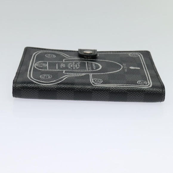 LOUIS VUITTON Damier Graphite Agenda PM Day Planner Cover R20030 LV Auth 113595A