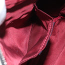 BURBERRY Nova Check Hand Bag Wool Beige Auth 113600-21