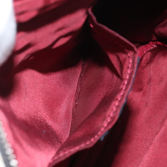 BURBERRY Nova Check Hand Bag Wool Beige Auth 113600