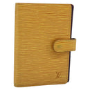 LOUIS VUITTON Epi Agenda PM Day Planner Cover Yellow R20059 LV Auth 113604-1