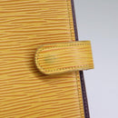 LOUIS VUITTON Epi Agenda PM Day Planner Cover Yellow R20059 LV Auth 113604-17