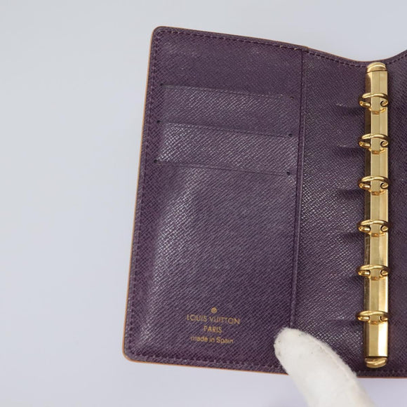 LOUIS VUITTON Epi Agenda PM Day Planner Cover Yellow R20059 LV Auth 113604