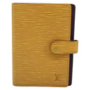 LOUIS VUITTON Epi Agenda PM Day Planner Cover Yellow R20059 LV Auth 113604-13