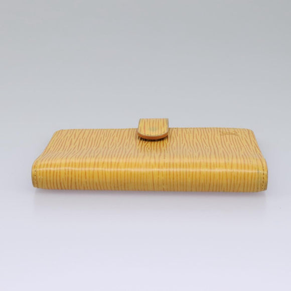 LOUIS VUITTON Epi Agenda PM Day Planner Cover Yellow R20059 LV Auth 113604