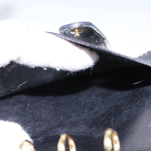 LOUIS VUITTON Epi Agenda PM Day Planner Cover Black R20052 LV Auth 113605