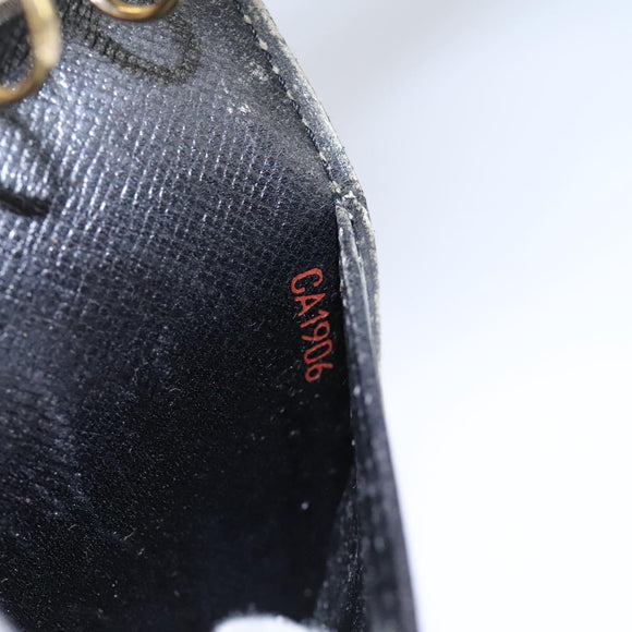 LOUIS VUITTON Epi Agenda PM Day Planner Cover Black R20052 LV Auth 113605