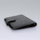 LOUIS VUITTON Epi Agenda PM Day Planner Cover Black R20052 LV Auth 113605-6