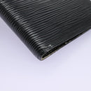 LOUIS VUITTON Epi Agenda PM Day Planner Cover Black R20052 LV Auth 113605-8