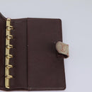 LOUIS VUITTON Monogram Mini Agenda PM Day Planner Cover Red R20912 Auth 113615-19