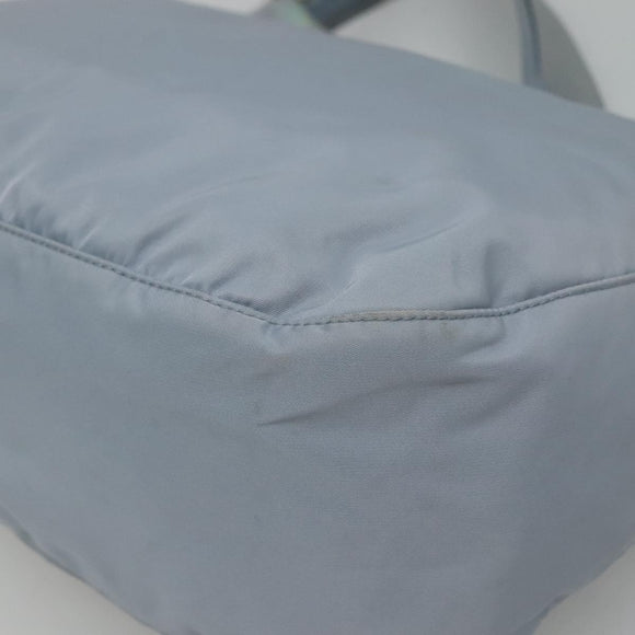 PRADA Shoulder Bag Nylon Light Blue Auth 113631