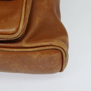 GUCCI Bamboo Backpack Leather Brown 003 1956 0030 Auth 113656-16
