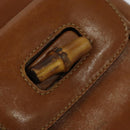 GUCCI Bamboo Backpack Leather Brown 003 1956 0030 Auth 113656-10