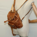 GUCCI Bamboo Backpack Leather Brown 003 1956 0030 Auth 113656-24