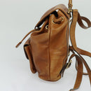 GUCCI Bamboo Backpack Leather Brown 003 1956 0030 Auth 113656-3
