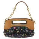 LOUIS VUITTON Monogram Multicolor Judy PM Bag 2Way Black M40258 LV Auth 113662V-13