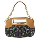 LOUIS VUITTON Monogram Multicolor Judy PM Bag 2Way Black M40258 LV Auth 113662V-2