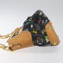 LOUIS VUITTON Monogram Multicolor Judy PM Bag 2Way Black M40258 LV Auth 113662V-4