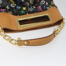 LOUIS VUITTON Monogram Multicolor Judy PM Bag 2Way Black M40258 LV Auth 113662V-7