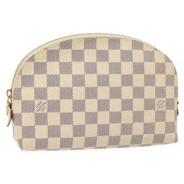 LOUIS VUITTON Damier Azur Pochette Cosmetic GM Pouch N23346 LV Auth 113671V