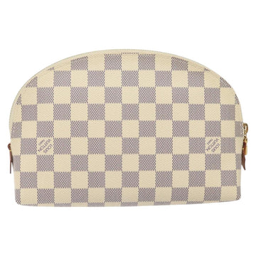 LOUIS VUITTON Damier Azur Pochette Cosmetic GM Pouch N23346 LV Auth 113671V - 0