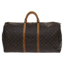 LOUIS VUITTON Monogram Keepall 60 Boston Bag M41422 LV Auth 113683-13