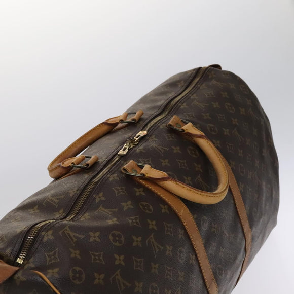 LOUIS VUITTON Monogram Keepall 60 Boston Bag M41422 LV Auth 113683