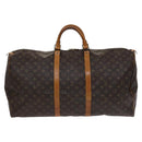 LOUIS VUITTON Monogram Keepall 60 Boston Bag M41422 LV Auth 113684-13
