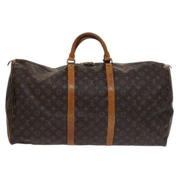 LOUIS VUITTON Monogram Keepall 60 Boston Bag M41422 LV Auth 113684 - 0